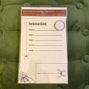 Martha Stewart Crafts Large Halloween Wood Stamp